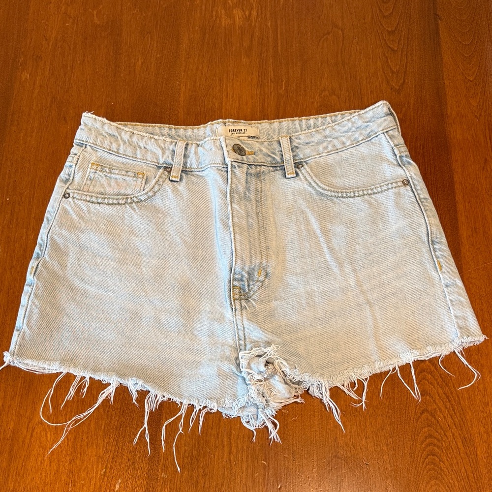 Forever 21 short denim shorts
